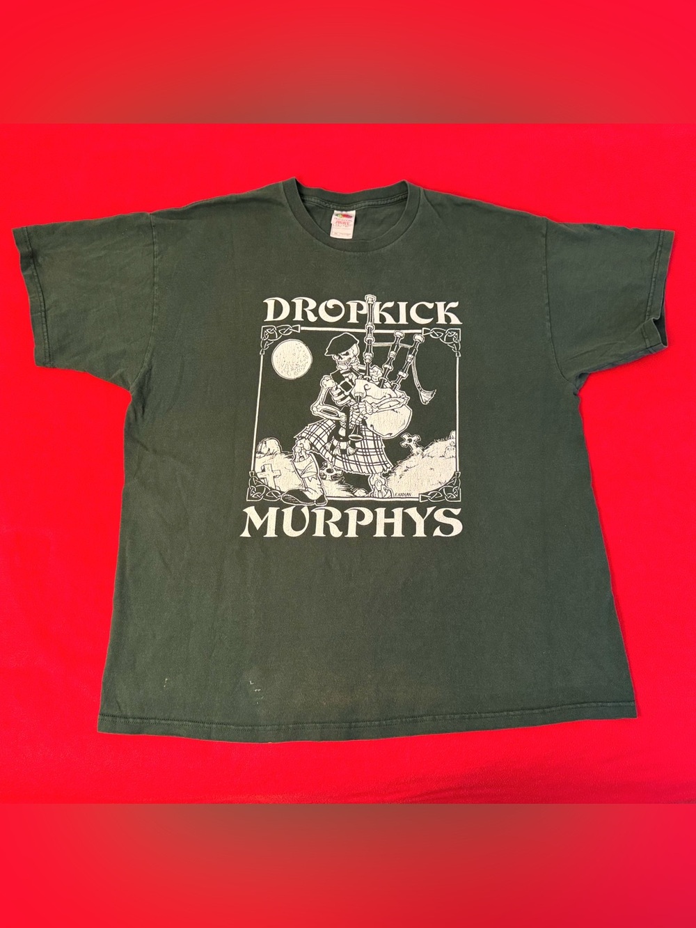 Dropkick Murphys Vintage 90s FADER Shirt XXL Punk Haywire Hardcore Black Flag Oi